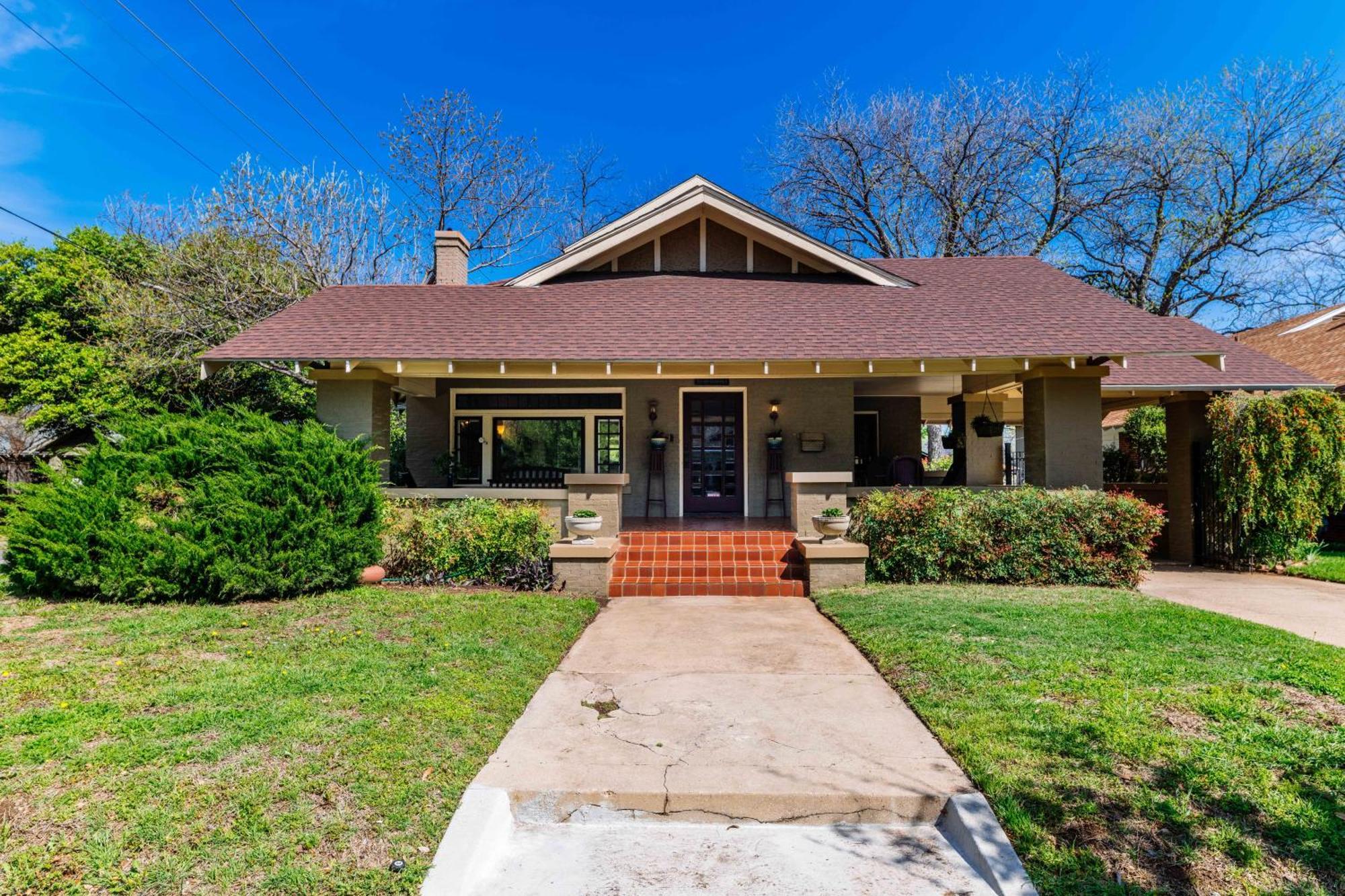 Mistletoe Heights Bungalow Villa Fort Worth Exterior foto